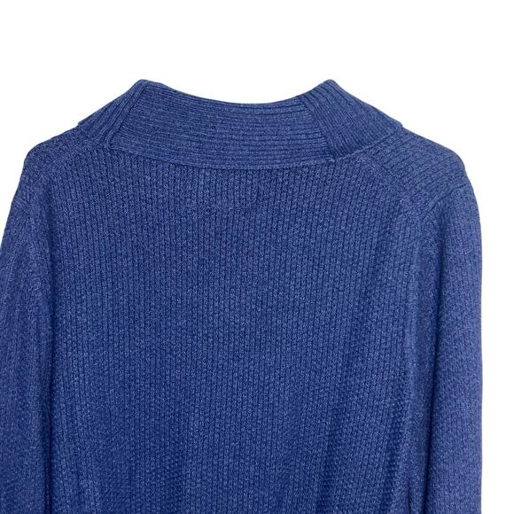 Jos A bank 1905 Men’s Size L Marino Wool Blend Button Ribbed Shaw Sweater - Picture 4 of 6